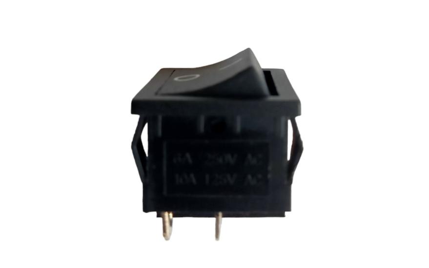 Geniş Siyah Orta Boy Işıksız Anahtar ON-OFF Switch 4P IC-127